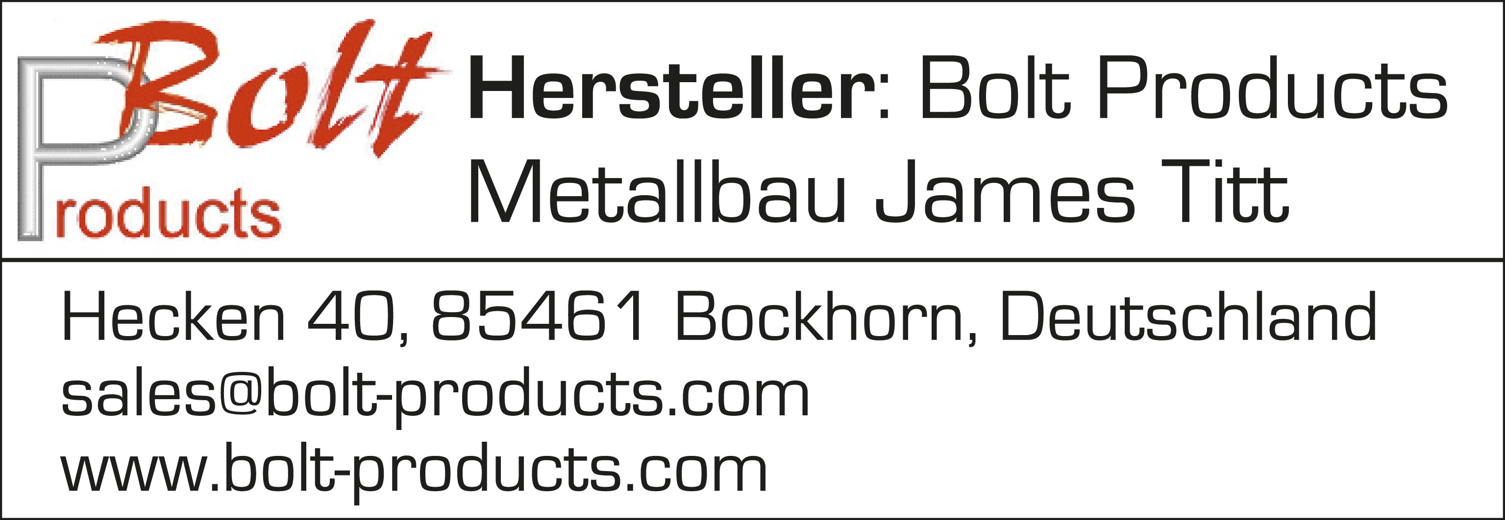 Bolt Products